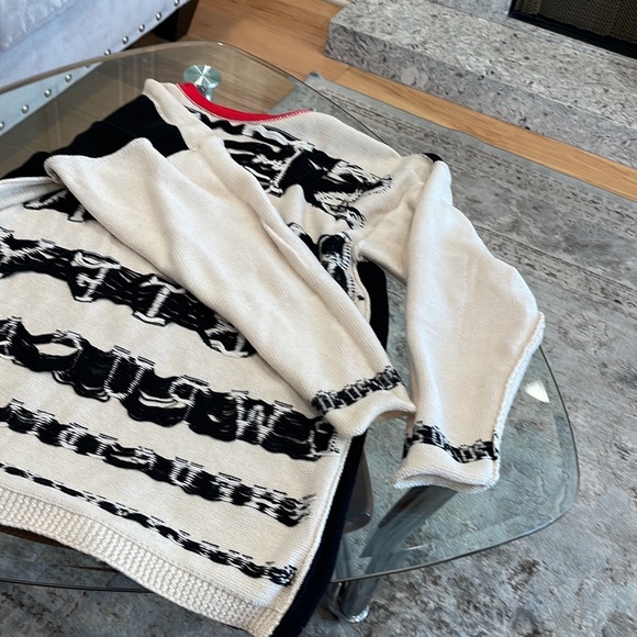 Vintage hand loomed cotton sweater in perfect condition - Picture 7 of 11